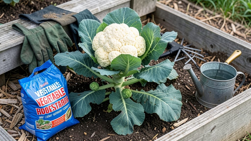 Fertilizer for Cauliflower: Nitrogen-Potassium Ratios That Boost Curd Size