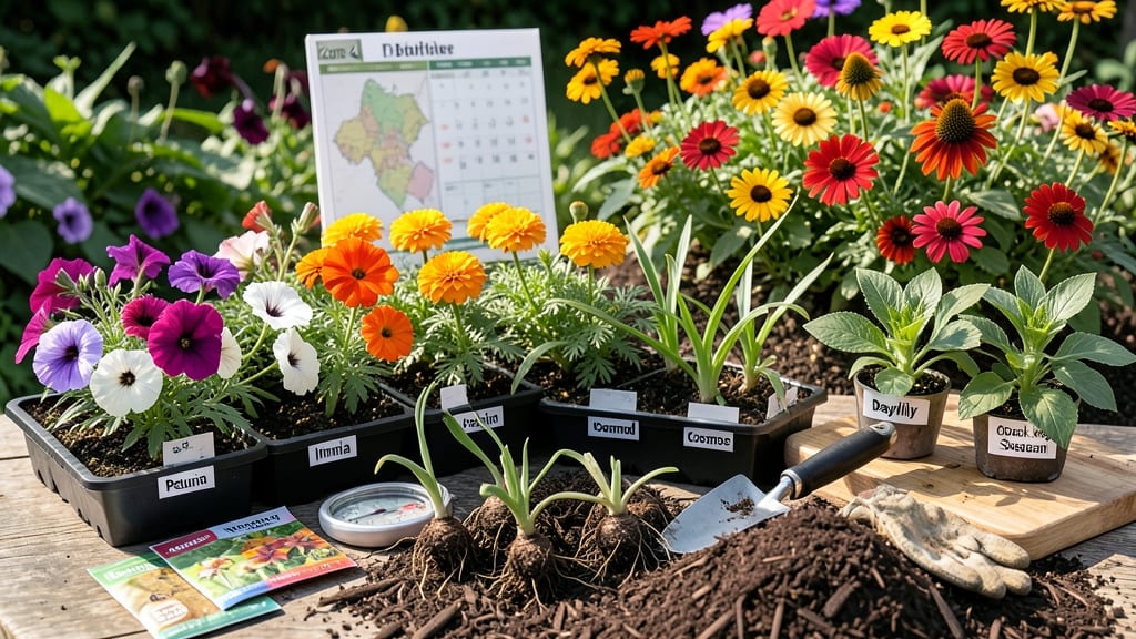 When to Plant Flowers in Wisconsin: USDA Zone 4-5 Timing for Zero-Frost Success