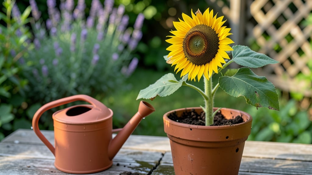 How Often to Water Sunflowers in Pots: Drip Test Method for Perfect Soil Moisture
