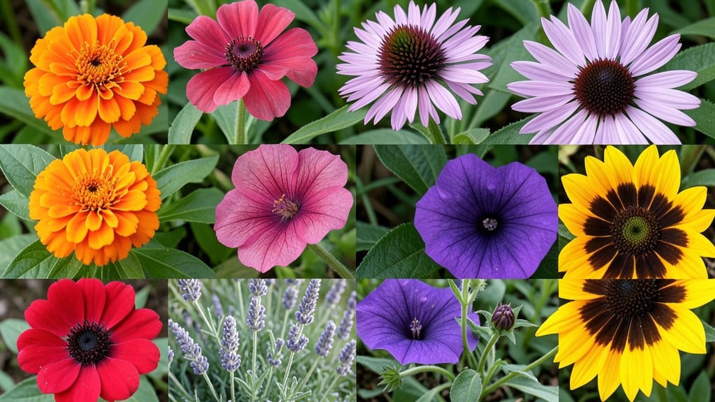Differen Types of Flowers: Seasonal Color Palettes for Garden Design