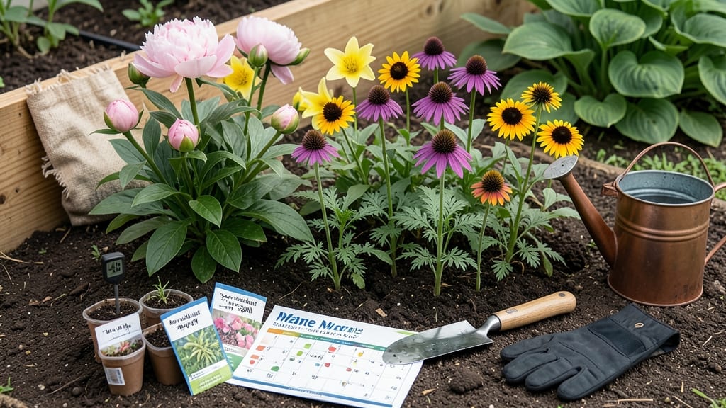When to Plant Flowers in Maine: USDA Zone 5 Timing for Hardy Annuals & Perennials
