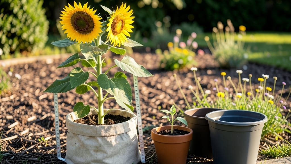 How Tall Do Sunflowers Grow in Pots: Container Size Limits Revealed