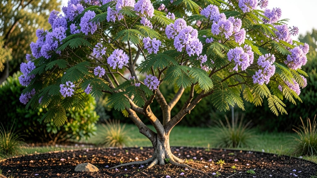 Purple Jacaranda Mimosifolia Flowering Tree: When and How to Trigger Stunning Blooms Year After Year