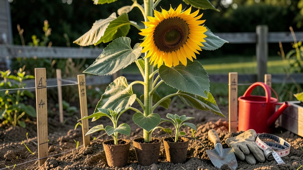 Mammoth Sunflower Plant Spacing: Exact Inches for Towering Stems and Fewer Crowded Blooms